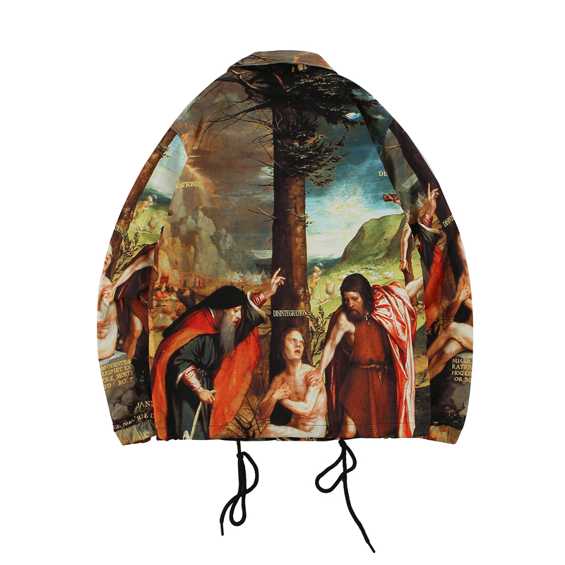 Painting Pattern Jacket High Street Men 2020 New