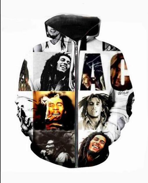 New Fashion Unisex Sweatshirt hoodies Men Women Bob Marley Sweatshirts Harajuku Oversized ZIPPER Jacket Clothes, Black
New Fashion Unisex Sweatshirt hoodies Men Women Bob Marley Sweatshirts Harajuku Oversized ZIPPER Jacket Clothes, Black