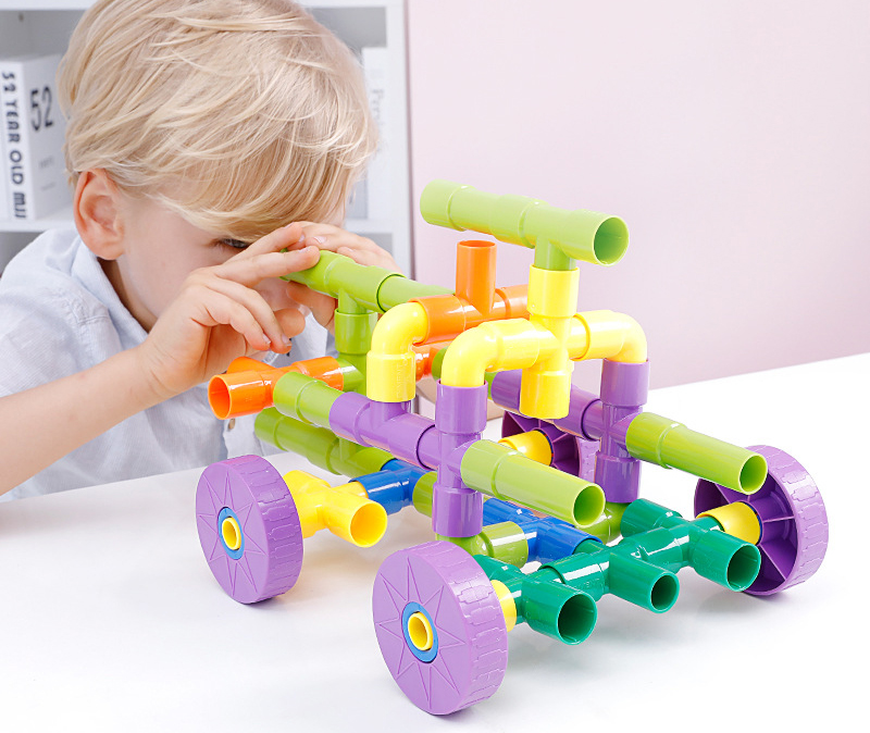 New Kids Building Block Toys, Plastic Pipe Material, Variable Modeling, Developing Intelligence, for Kids' Party, Birthday Gifts, Collecting
New Kids Building Block Toys, Plastic Pipe Material, Variable Modeling, Developing Intelligence, for Kids' Party, Birthday Gifts, Collecting
