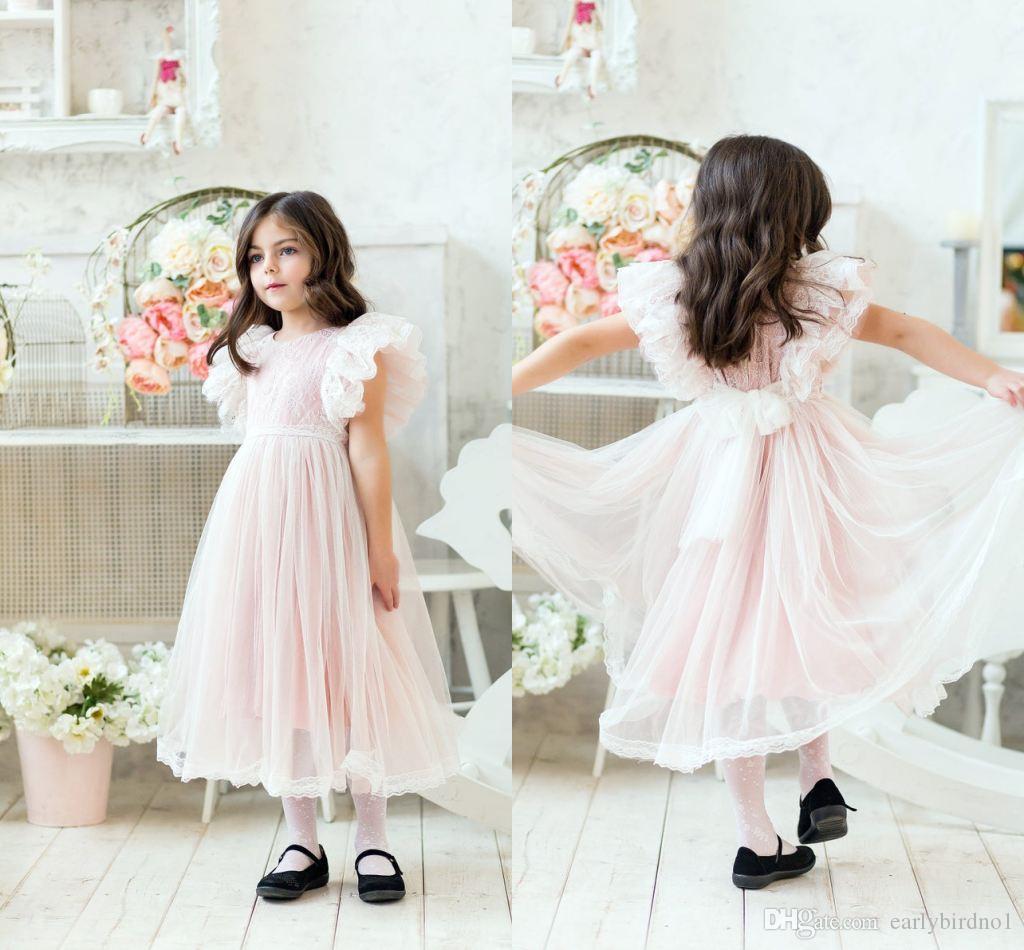 Blush Pink Cute Flower Girl Dresses Lace Appliqued Tulle Tea-Length Kids Birthday Party Gowns Birthday Girl Formal Wedding Dresses, Black
Blush Pink Cute Flower Girl Dresses Lace Appliqued Tulle Tea-Length Kids Birthday Party Gowns Birthday Girl Formal Wedding Dresses, Black
