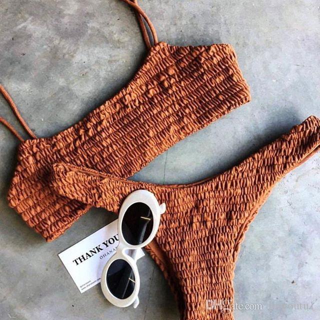 2020 Biquini Bandeau Sexy Pleated Bikinis Women Swimsuit Swimwear Female Brazilian Push Up Bikini 2019 Set Beach Wear Bathing Suit, 33
2020 Biquini Bandeau Sexy Pleated Bikinis Women Swimsuit Swimwear Female Brazilian Push Up Bikini 2019 Set Beach Wear Bathing Suit, 33