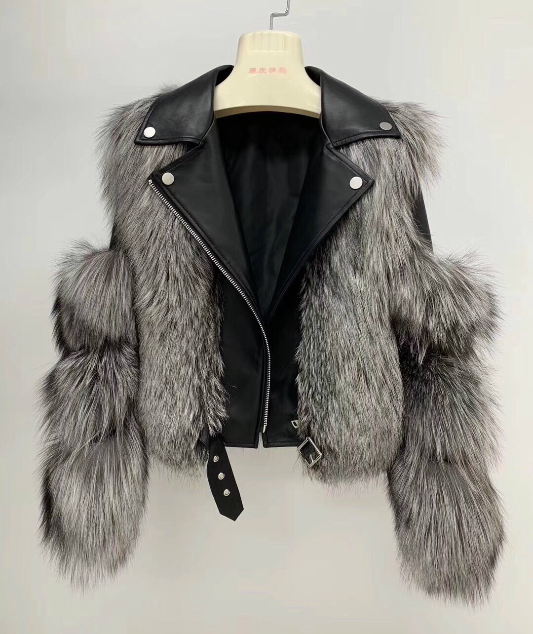 OFTBUY 2020 Winter Jacket Women Real Fur Coat Natural Fox Fur Collar Outwear Thick Warm 100% Genuine Leather Sreetwear Casual, Light grey
OFTBUY 2020 Winter Jacket Women Real Fur Coat Natural Fox Fur Collar Outwear Thick Warm 100% Genuine Leather Sreetwear Casual, Light grey