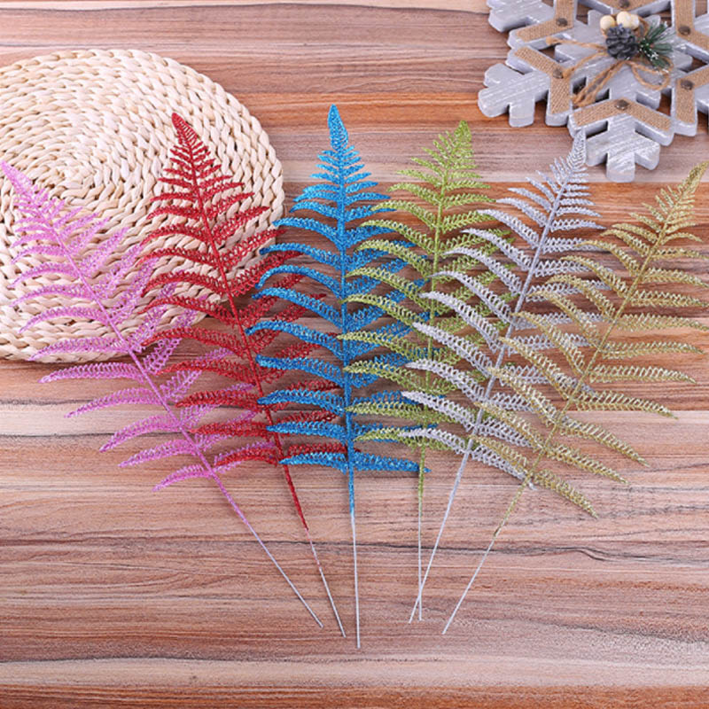 5pcs Artificial Leaves Christmas Ornament Flashing Leaves Xmas Tree Leaf Hollow Grass Fake Flower Wedding Festival Decoration
5pcs Artificial Leaves Christmas Ornament Flashing Leaves Xmas Tree Leaf Hollow Grass Fake Flower Wedding Festival Decoration
