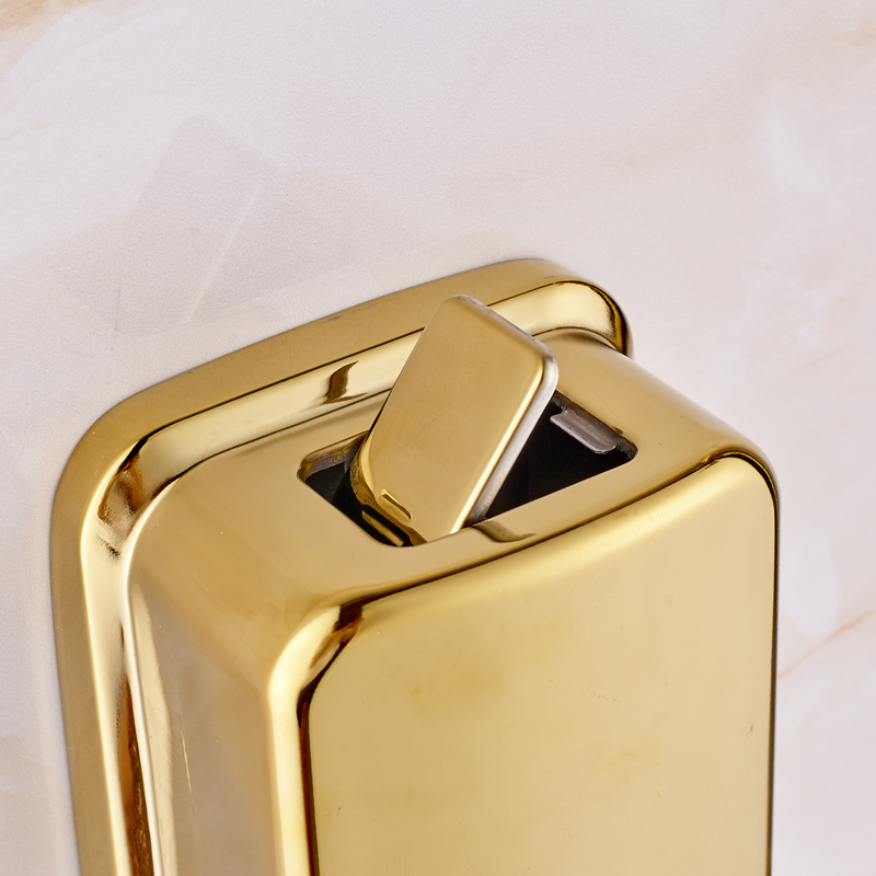 Bathroom Liquid Soap Dispenser Box Wall Mounted Stainless Steel 500ml Soap Dispenser Pump1646066