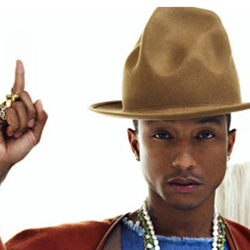 New Fashion Women Men 100% wool Mountain Hat Pharrell Williams Wasten Celebrity Style Party Novelty Buffalo hat
