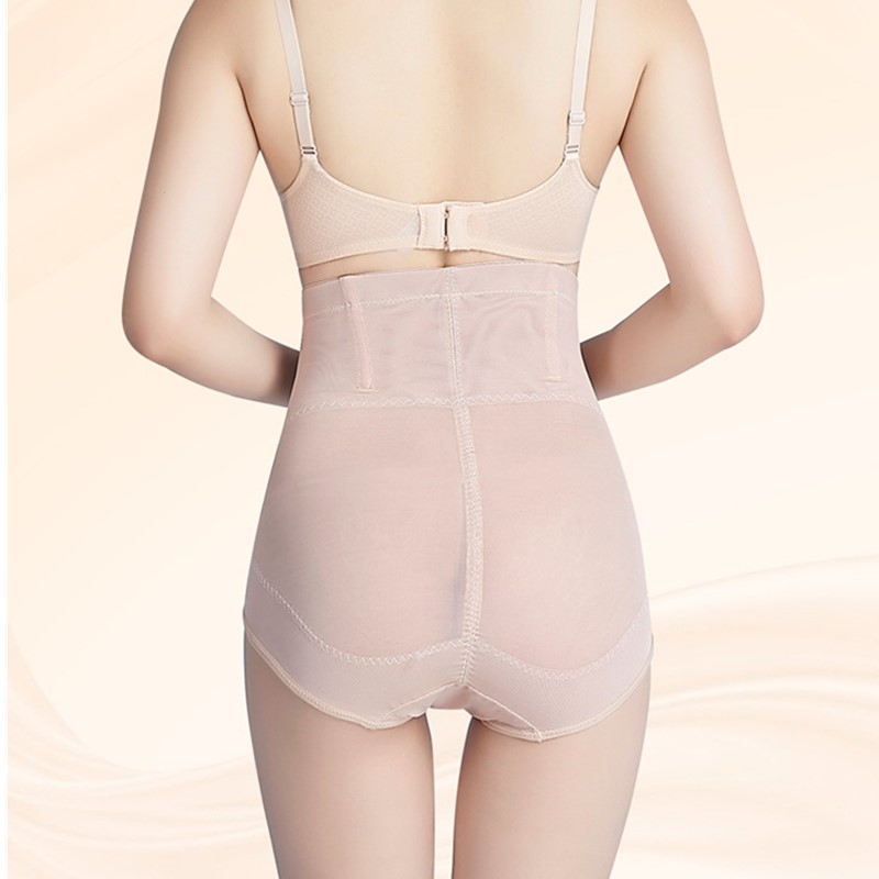 M-3XL Women Waist Trainer Tummy Control High Waist Panty with Lace Accents Slimming Firm Body Shaper Plus Size Butt Lifter Sexy Shapewear