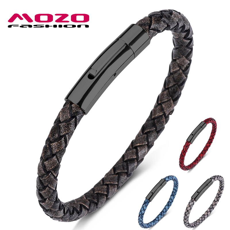 Fashion 2020 Male Charm Bracelets Brown Genuine Leather Rope Mixed Braided Bangles Simple Punk Women Classic Jewelry
Fashion 2020 Male Charm Bracelets Brown Genuine Leather Rope Mixed Braided Bangles Simple Punk Women Classic Jewelry