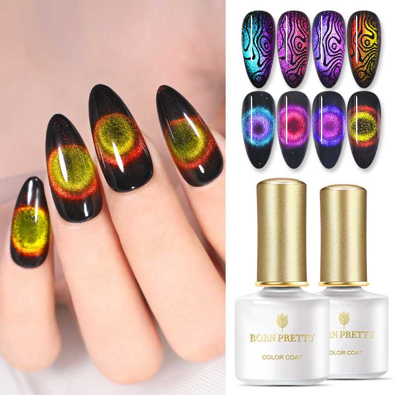 BORN PRETTY Magnetic Nail Gel Polish 6ml 9D Cat Eye Black Hole Stamping Effect Magic Nail Art Lacquer Chameleon Gel Manicure, Bp-ce06
BORN PRETTY Magnetic Nail Gel Polish 6ml 9D Cat Eye Black Hole Stamping Effect Magic Nail Art Lacquer Chameleon Gel Manicure, Bp-ce06