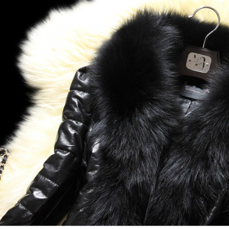 SUSOLA New 2020 Winter Fur Coat Faux Fur Collar Long Leather Women Large Size Coat, Black
SUSOLA New 2020 Winter Fur Coat Faux Fur Collar Long Leather Women Large Size Coat, Black