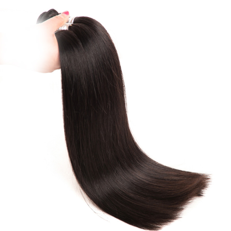 Indian 100% Virgin Human Hair Extensions 4 Pieces/lot Long Inch 30-38inch Body Wave Straight Wholesale Four Bundles