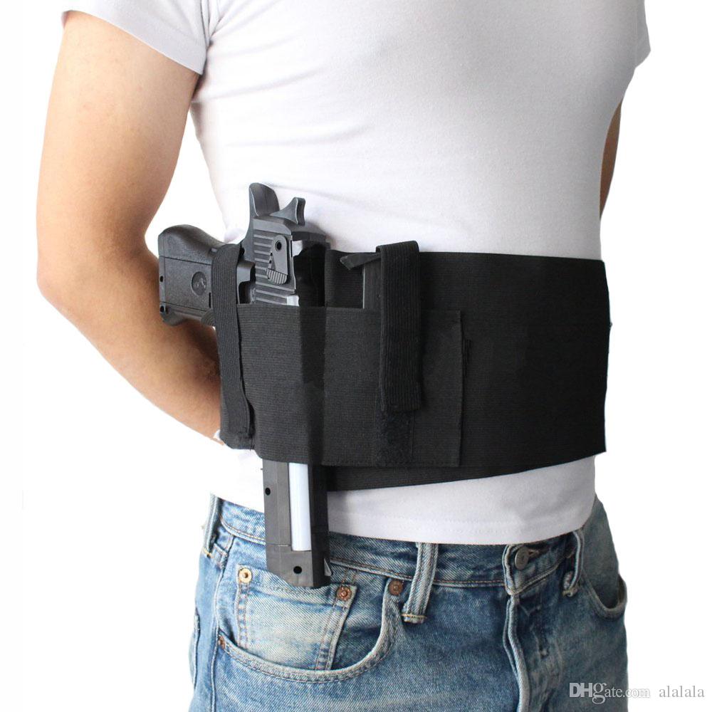 Tactical Adjustable Belly Band Waist Pistol Gun Holster Inner Belts Concealed Carry Pouch Elastic Holsters with 2 Mag Pouches Bag for Men Women, Black
Tactical Adjustable Belly Band Waist Pistol Gun Holster Inner Belts Concealed Carry Pouch Elastic Holsters with 2 Mag Pouches Bag for Men Women, Black
