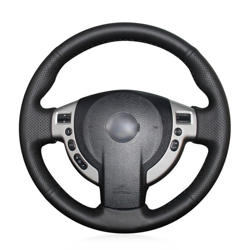 Black Genuine Leather Car Steering Wheel Cover for Qashqai 2007-2013 Rogue 2008-2013 X-Trail 2008-2013 NV200 2010-2016
Black Genuine Leather Car Steering Wheel Cover for Qashqai 2007-2013 Rogue 2008-2013 X-Trail 2008-2013 NV200 2010-2016