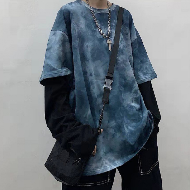 Januarysnow Men Tie Dyeing Gradient Harajuku Sweatshirts T Shirt Hip Hop Long Sleeve Unisex Tops Streetwear False Two Pieces Men's T-Shirts, Black
Januarysnow Men Tie Dyeing Gradient Harajuku Sweatshirts T Shirt Hip Hop Long Sleeve Unisex Tops Streetwear False Two Pieces Men's T-Shirts, Black