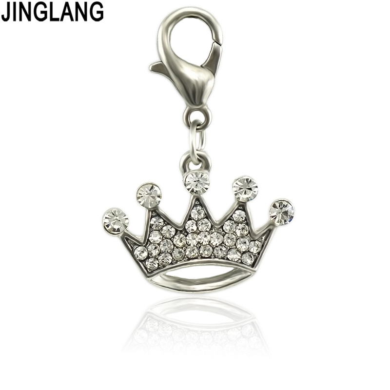 JINGLANG Rhinestone Crown Charms Metal Pendant Woman Jewelry Making Accessories, Bronze;silver
JINGLANG Rhinestone Crown Charms Metal Pendant Woman Jewelry Making Accessories, Bronze;silver