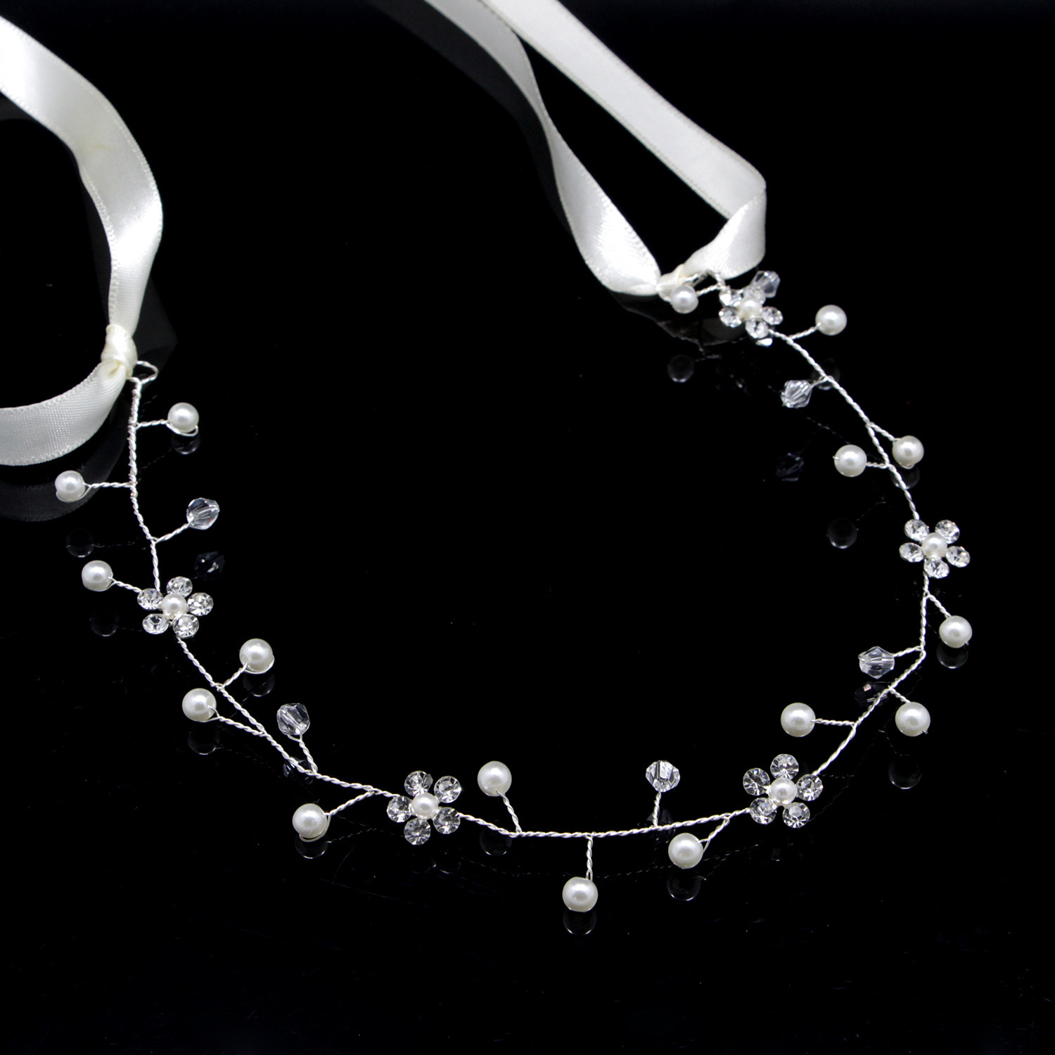 Accessories Product Wedding Dress Headwear Concise Rhinestone Plum Blossom Pearl Crystal Bride Hair Band
Accessories Product Wedding Dress Headwear Concise Rhinestone Plum Blossom Pearl Crystal Bride Hair Band