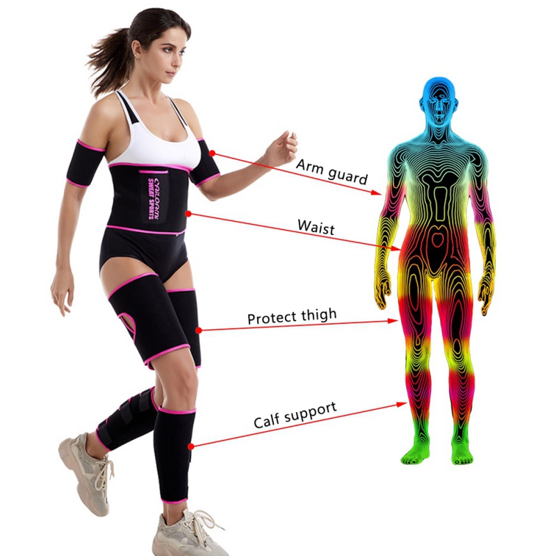Waist Support Trimmer Belt Exercise Gym Fitness Weightlifting Training Sport Sweat Belt Arm Support Wrist Protector Leg Shaper, 1pair
Waist Support Trimmer Belt Exercise Gym Fitness Weightlifting Training Sport Sweat Belt Arm Support Wrist Protector Leg Shaper, 1pair