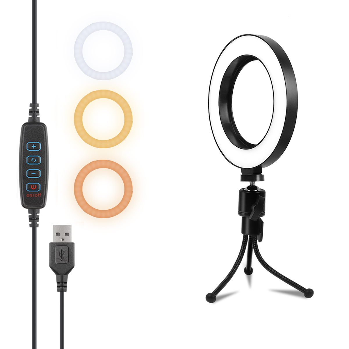 LED Ring Light,6 inch Makeup Light,Ring Light with Tripod Stand for YouTube Video Shooting Light
LED Ring Light,6 inch Makeup Light,Ring Light with Tripod Stand for YouTube Video Shooting Light