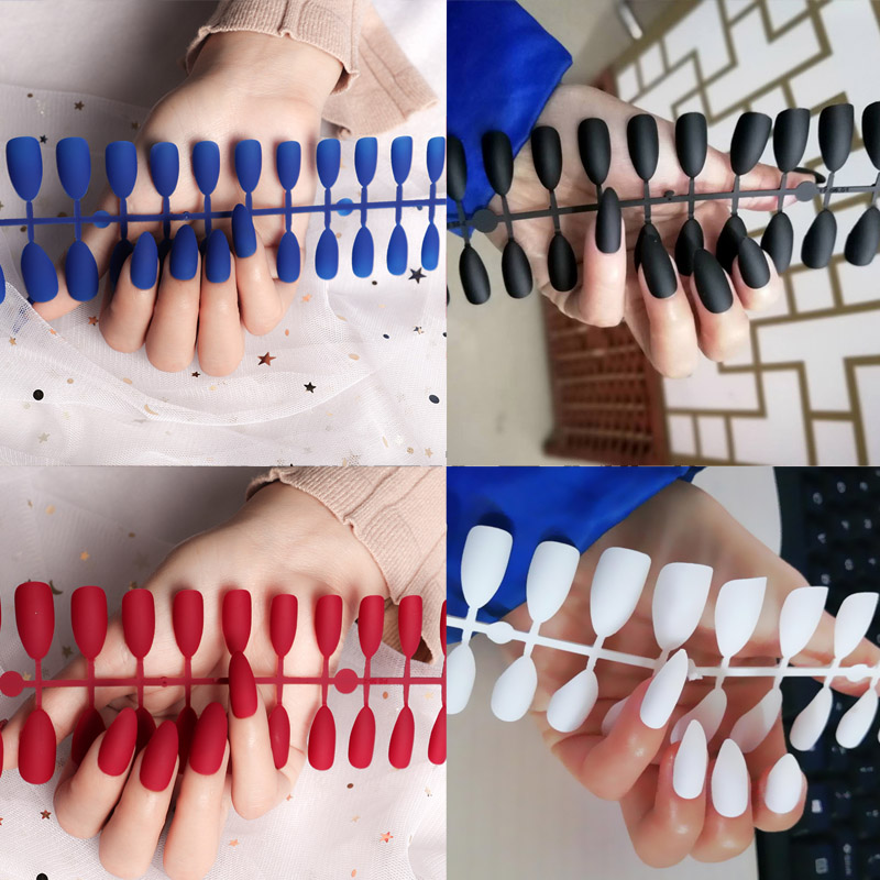 Tamax NA074 24pcs matte false Nails Matte Colored dull fake Nail Tips For nail Extension Manicure nail art accessory kit, Tell us color number
Tamax NA074 24pcs matte false Nails Matte Colored dull fake Nail Tips For nail Extension Manicure nail art accessory kit, Tell us color number