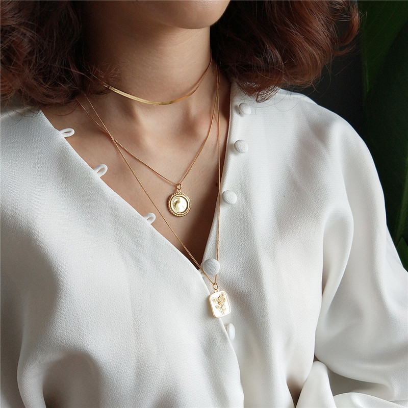 100% 925 Sterling Silver Geometric Round Circle And Rose Flower Necklaces&Pendant For Women Sterling Silver 925 Jewelry
100% 925 Sterling Silver Geometric Round Circle And Rose Flower Necklaces&Pendant For Women Sterling Silver 925 Jewelry