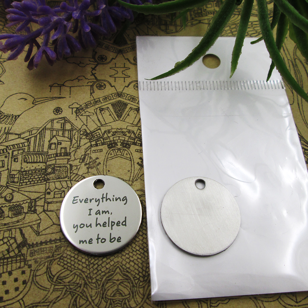 40pcs--"Everything I am you helped me to be"stainless steel charms more style for choosing DIY Charms pendants for necklace
40pcs--"Everything I am you helped me to be"stainless steel charms more style for choosing DIY Charms pendants for necklace