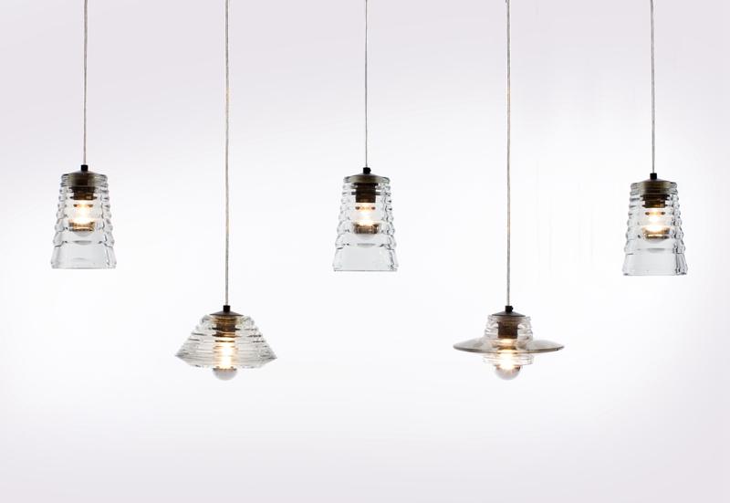 Modern LED Pendant Light AC110V/220-230V Pressed Glass BOWL/LENS/TUBE Crystal Lamps Indoor Lighting Artistic Ceiling Lamp