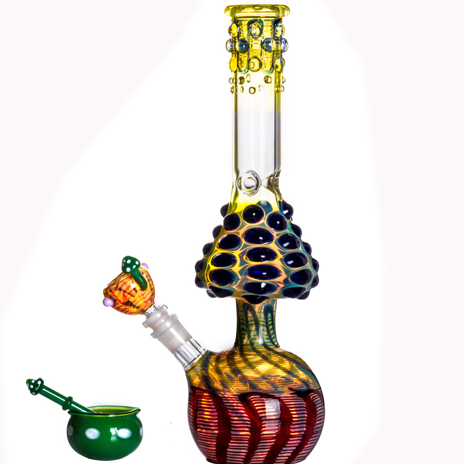 13.3 inchs tall mushroom bong smoking pipes glass bubbler downstem perc glass water bongs dabber Hookahs Dab rigs with 14mm bowl
13.3 inchs tall mushroom bong smoking pipes glass bubbler downstem perc glass water bongs dabber Hookahs Dab rigs with 14mm bowl