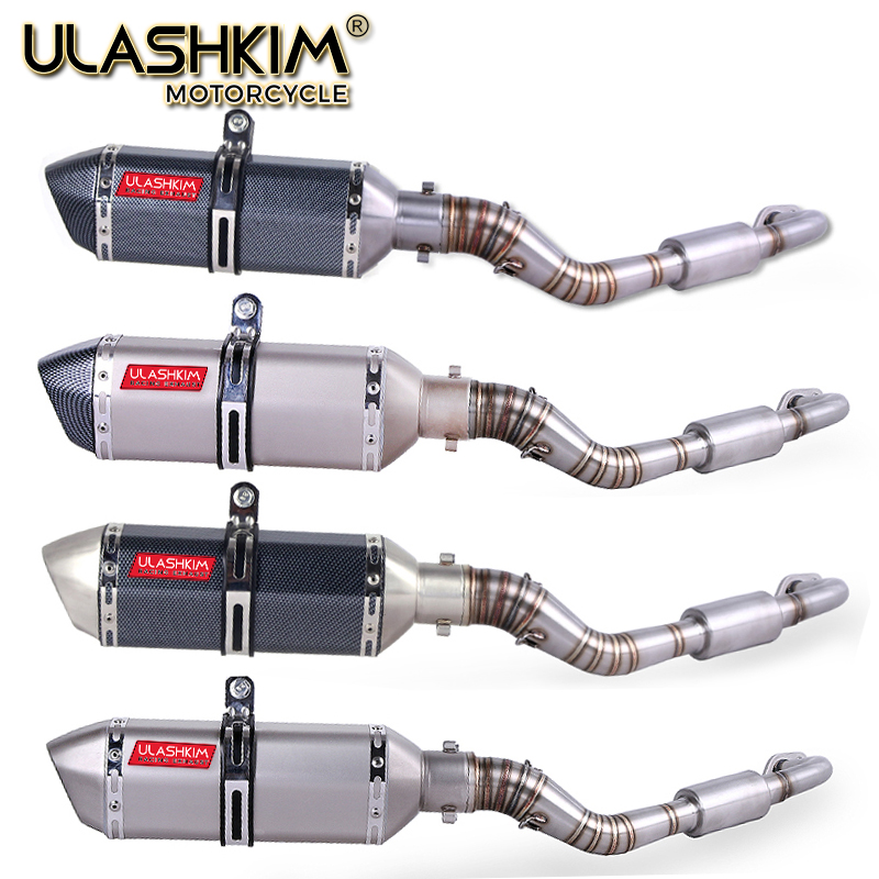 Motorcycle Exhaust Slip On Full System Modified Front Middle Link Pipe Muffler With Stciker For NMAX 155 N MAX155
Motorcycle Exhaust Slip On Full System Modified Front Middle Link Pipe Muffler With Stciker For NMAX 155 N MAX155