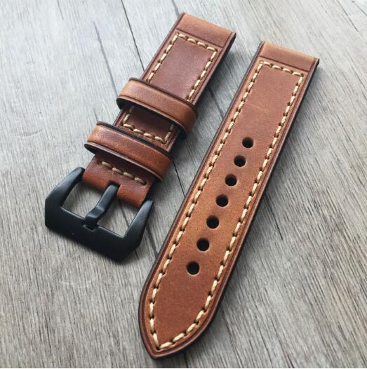 FOR PANERIAL Soft leather strap 20MM TO 26MM fat sea H head retro fat sea cowhide belt WITH PINBUCKLE CROWN WITH STITCHING
FOR PANERIAL Soft leather strap 20MM TO 26MM fat sea H head retro fat sea cowhide belt WITH PINBUCKLE CROWN WITH STITCHING