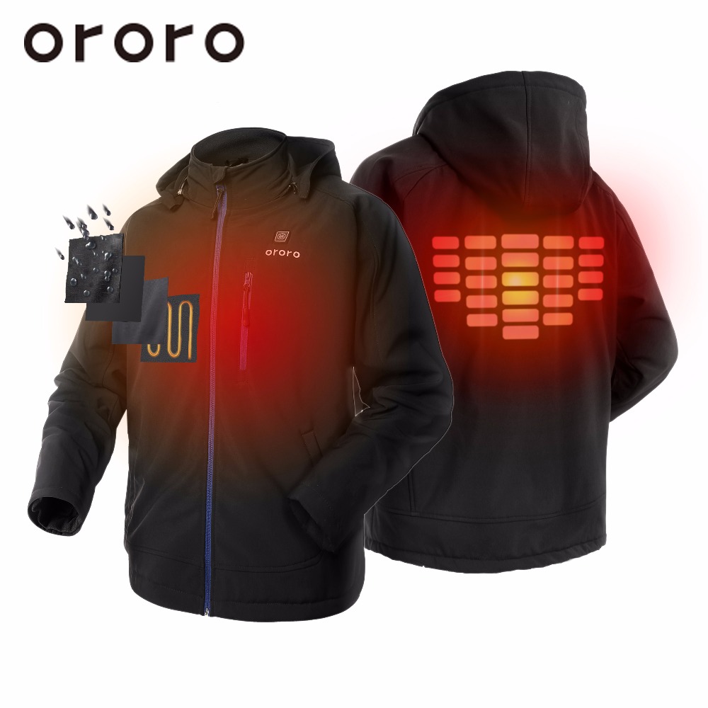 US SELLER! 2017 ORORO Fashion Mens Black Hooded Heated Fleece Jackets Winterwarm Biker Outerwear Snow/Windbreaker Coats Hoodie 
US SELLER! 2017 ORORO Fashion Mens Black Hooded Heated Fleece Jackets Winterwarm Biker Outerwear Snow/Windbreaker Coats Hoodie