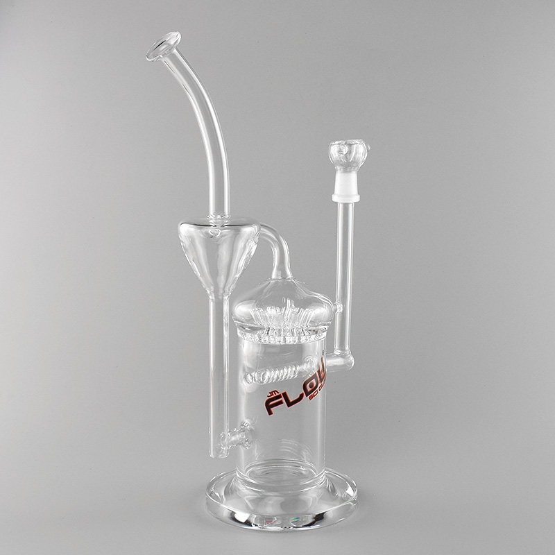 JM Flow Bong 13.7" Recycler Water Pipe with Inline Perc Recycler Inline Percolator Glass Pipes for Smoking
JM Flow Bong 13.7" Recycler Water Pipe with Inline Perc Recycler Inline Percolator Glass Pipes for Smoking