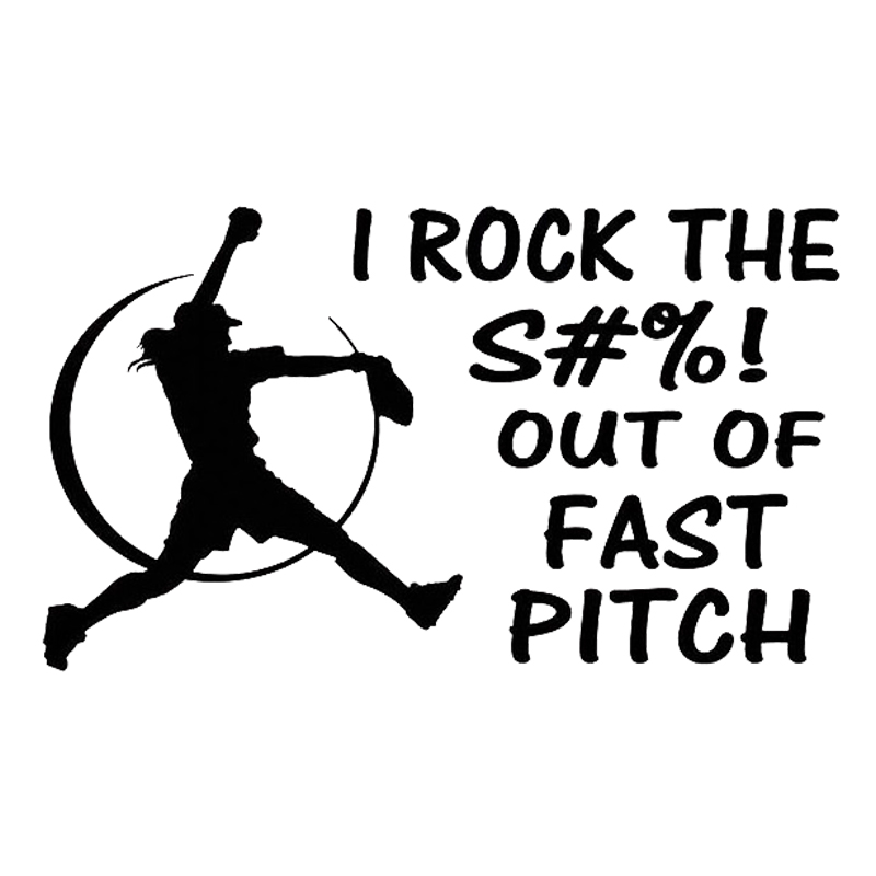16*9.3cm FAST PITCH SOFTBALL DECAL STICKER Handsome And Cool Stickers Car Accessories Car Decor, Color
16*9.3cm FAST PITCH SOFTBALL DECAL STICKER Handsome And Cool Stickers Car Accessories Car Decor, Color