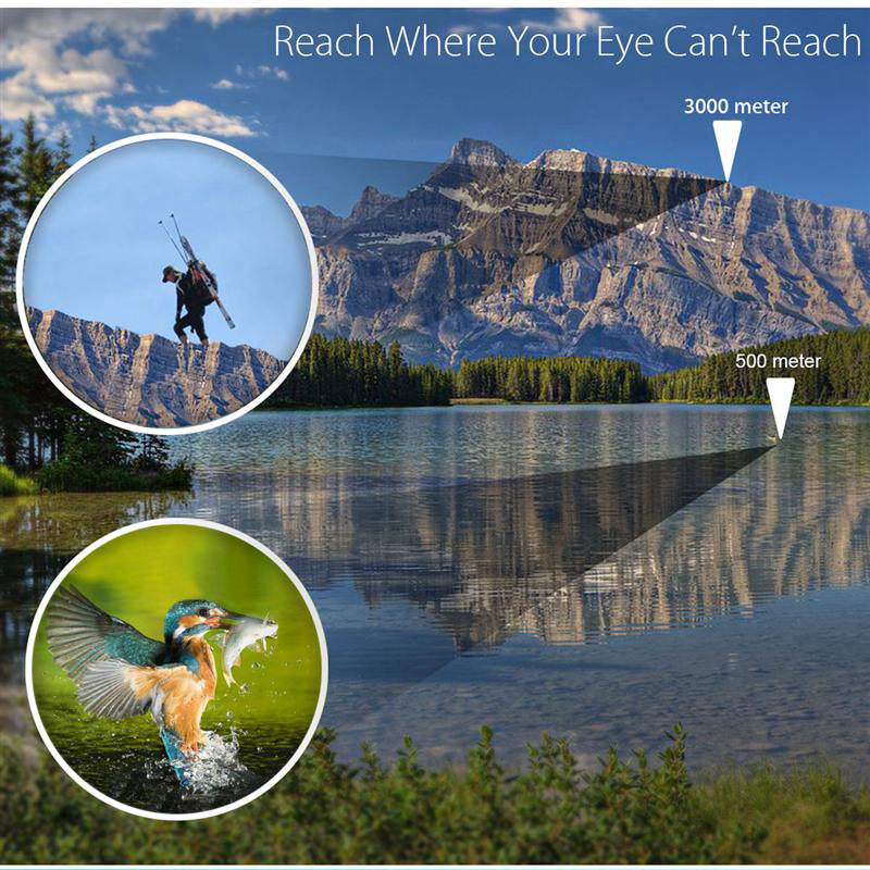 High Clarity Telescope 60X60 Binoculars Hd 10000M High Power For Outdoor Hunting Optical Lll Night Vision binocular Fixed Zoom