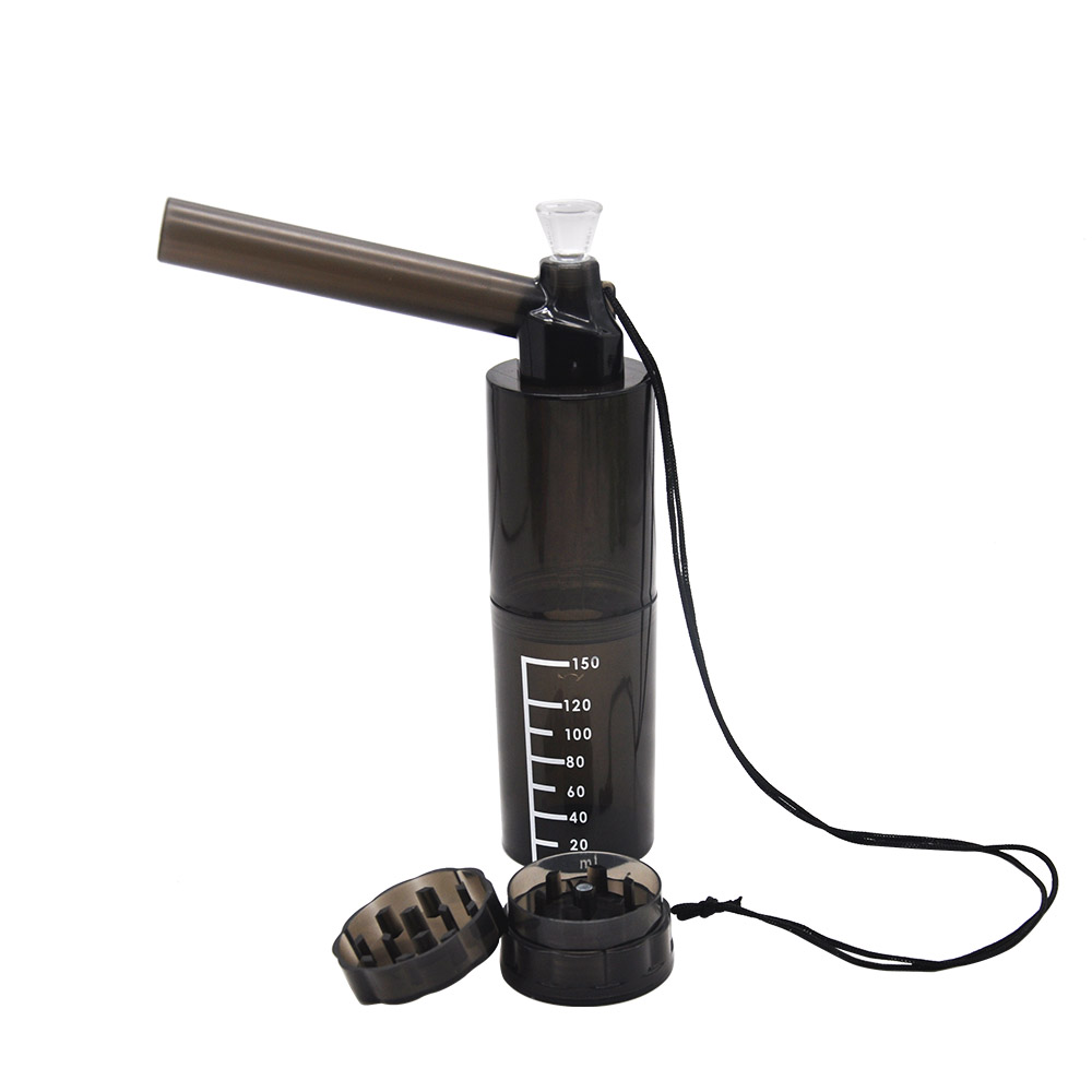 Hang Rope Strap Hard Plastic Smoking Water Pipe With Tobacco Herb Grinder 220MM Hookah Shisha Acrylic Plastic Tobacco Water Pipes Bong
Hang Rope Strap Hard Plastic Smoking Water Pipe With Tobacco Herb Grinder 220MM Hookah Shisha Acrylic Plastic Tobacco Water Pipes Bong