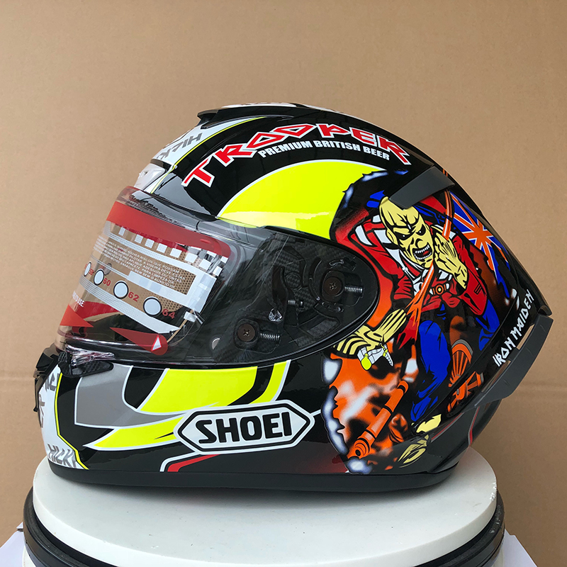 Shoei X14 marquez HICKMAN HELMET Full Face Motorcycle Helmet(Not- original-Helmet) ), Multi-color
Shoei X14 marquez HICKMAN HELMET Full Face Motorcycle Helmet(Not- original-Helmet) ), Multi-color