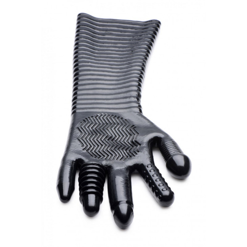 BEEGER Pleasure Fister Textured Fisting Glove,Magic Palm Hand Masturbation Sex Glove.Massage Glove Couple Adult Games Flirting Y200422