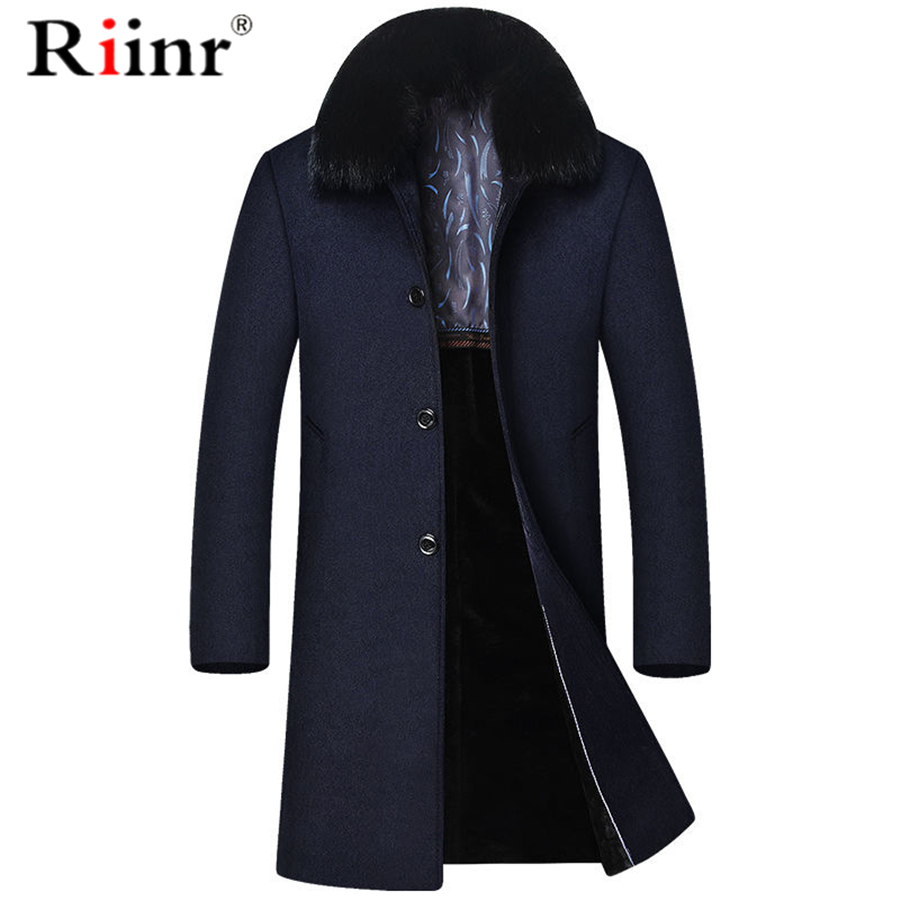 Riinr Brand Men Wool Blends Coats Winter Detachable fur collar Solid Color Men's Wool Coats Luxurious Blends Coat Male, Gray
Riinr Brand Men Wool Blends Coats Winter Detachable fur collar Solid Color Men's Wool Coats Luxurious Blends Coat Male, Gray