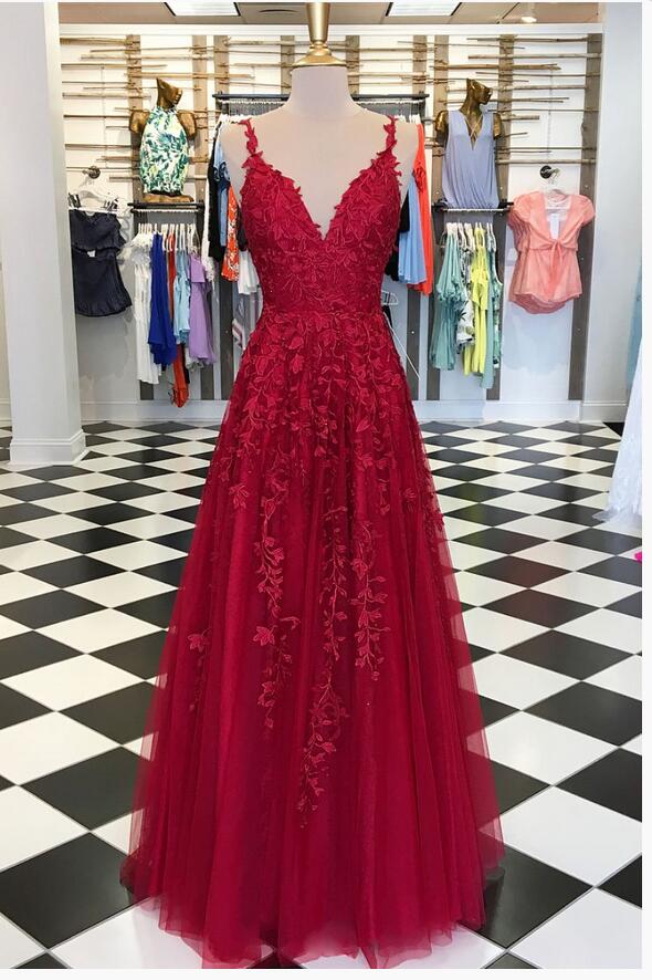 2019 Sexy Applique Prom Dresses Evening Gowns V Neck Sleeveless Backless A Line Ball Gown Long Formal Party Dress, Pink
2019 Sexy Applique Prom Dresses Evening Gowns V Neck Sleeveless Backless A Line Ball Gown Long Formal Party Dress, Pink