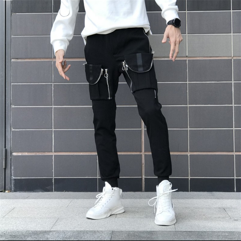 Summer new men's drying pants fashion zipper pocket pants high quality jump slow sports running men, Black
Summer new men's drying pants fashion zipper pocket pants high quality jump slow sports running men, Black