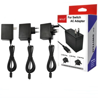 Home Travel Wall AC Adapter Charger Switch Charger For Nintendo Switch NS Game Adapter 5V 2.4A US EU UK Plug USB Type C Charging Port
Home Travel Wall AC Adapter Charger Switch Charger For Nintendo Switch NS Game Adapter 5V 2.4A US EU UK Plug USB Type C Charging Port