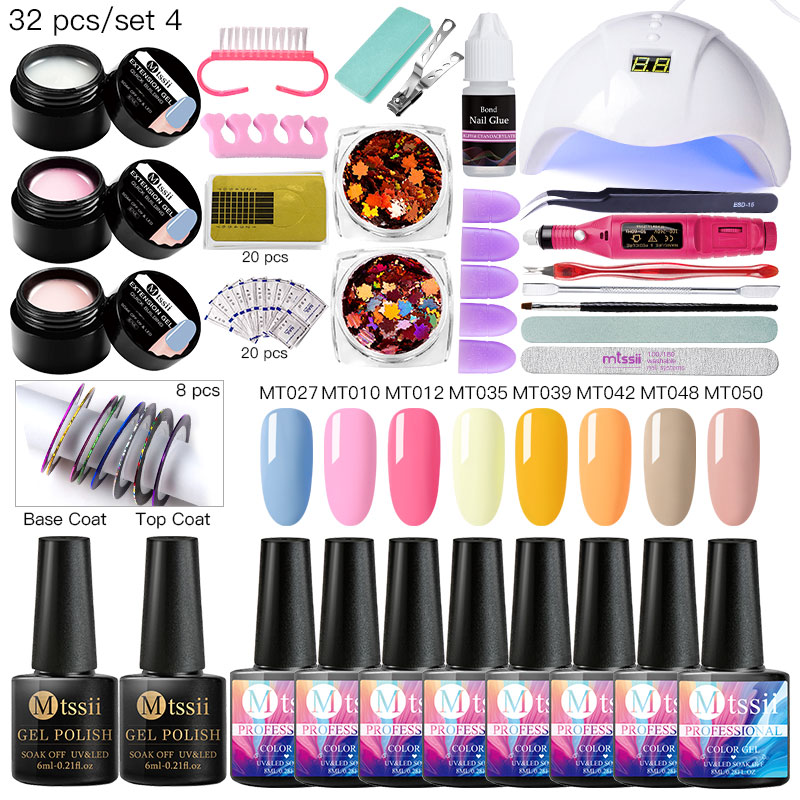 Nail Set UV LED Lamp Dryer With 8/10pcs Nail Gel Polish Kit Soak Off Manicure Tools Set Electric Drill For Art Tools
Nail Set UV LED Lamp Dryer With 8/10pcs Nail Gel Polish Kit Soak Off Manicure Tools Set Electric Drill For Art Tools