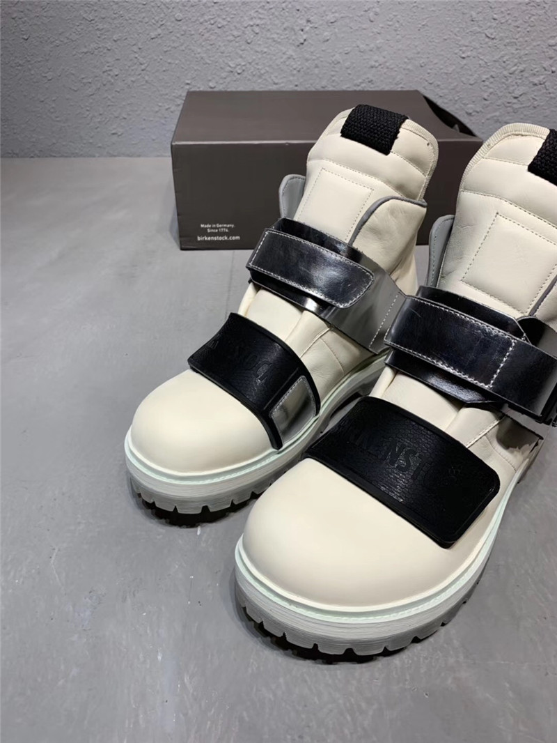 19SS Catwalk BKstock customized men genuine leather martin Boots flat trainer real picture high end handmade boots, White
19SS Catwalk BKstock customized men genuine leather martin Boots flat trainer real picture high end handmade boots, White