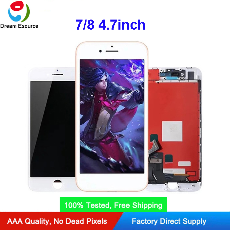 LCD Display Panel for iPhone 7/8 Full View Pass Polarizer Touch Screen Digitizer Assembly Free DHL
LCD Display Panel for iPhone 7/8 Full View Pass Polarizer Touch Screen Digitizer Assembly Free DHL