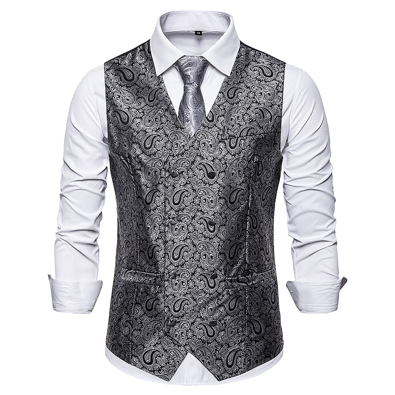 Men' Gentleman Casual Business Suit Vest 2019 Brand Slim Fit Double Breasted Waistcoat Men Party Wedding Gilet Homme Costume, Light blue
Men' Gentleman Casual Business Suit Vest 2019 Brand Slim Fit Double Breasted Waistcoat Men Party Wedding Gilet Homme Costume, Light blue