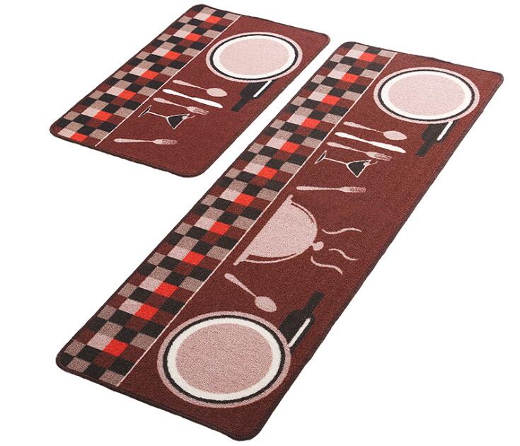 Kitchen Mat Bathroom Doormat Floor Mat Anti-slip Water Absorption Carpet Kitchen Floor Mat Carpet Toilet Rug Porch Door