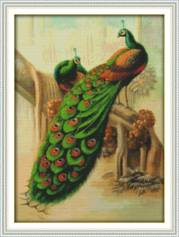 The beauty peacock couples decor paintings ,Handmade Cross Stitch Embroidery Needlework sets counted print on canvas DMC 14CT /11CT
The beauty peacock couples decor paintings ,Handmade Cross Stitch Embroidery Needlework sets counted print on canvas DMC 14CT /11CT