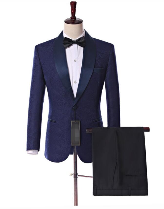 Navy Blue Paisley Groom Tuxedos for Wedding Prom Men Suit Side Vent Shawl Lapel Groomsmen Wedding Men Party Suits (Jacket+Pants+Tie), Same as image
Navy Blue Paisley Groom Tuxedos for Wedding Prom Men Suit Side Vent Shawl Lapel Groomsmen Wedding Men Party Suits (Jacket+Pants+Tie), Same as image