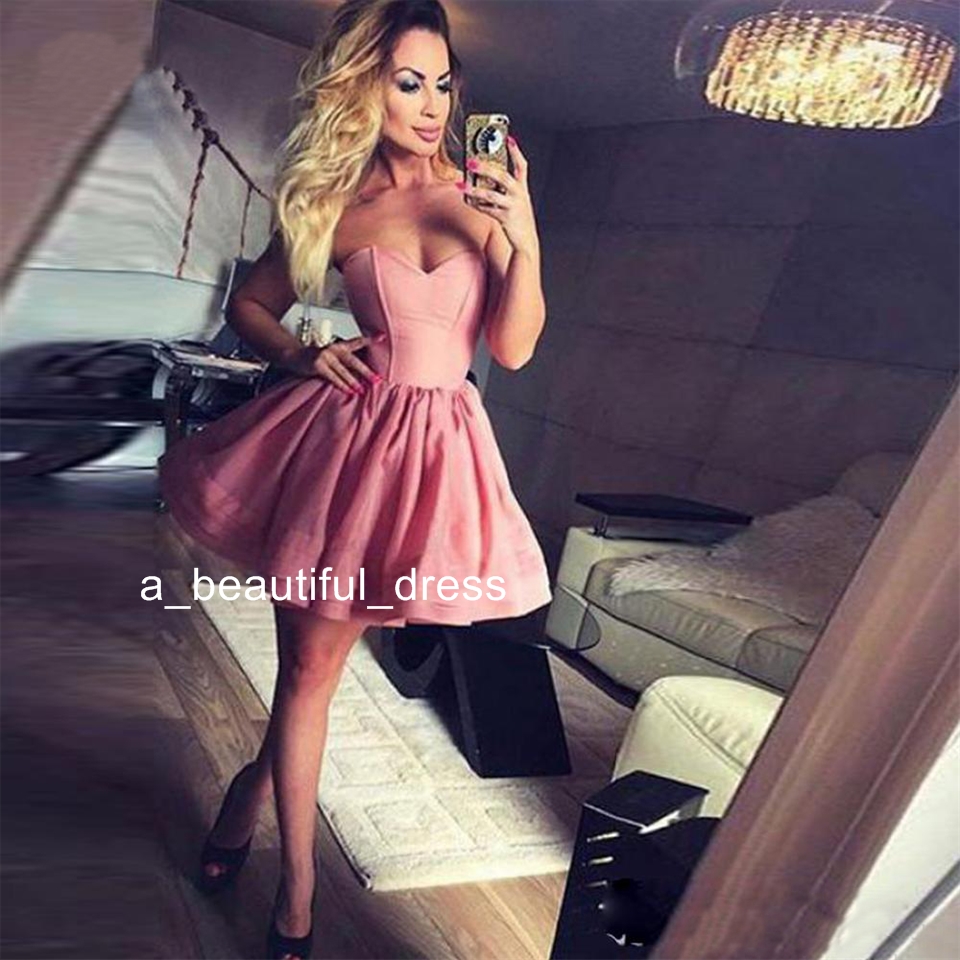 Lovely Sweetheart A Line Homecoming Dress Sleeveless Backless Prom Gown Ruffles Short Cocktail Graduation Party Dresses GD7784