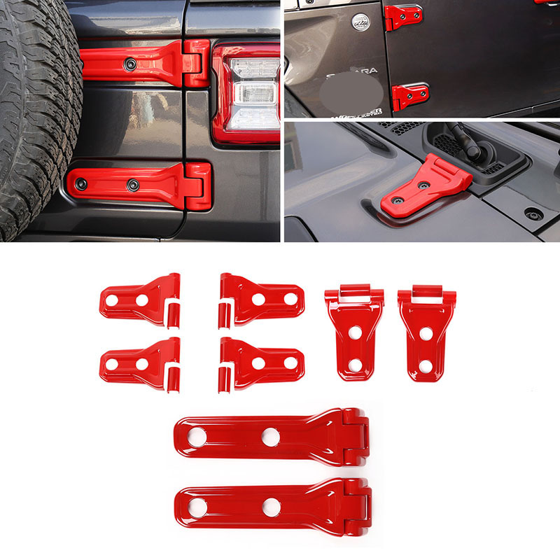 2Doors Car Door Hinge/Hinge Cover/Spare Tire Holder Hinge Red For Jeep Wrangler JL 2018+ Auto Exterior Accessories
2Doors Car Door Hinge/Hinge Cover/Spare Tire Holder Hinge Red For Jeep Wrangler JL 2018+ Auto Exterior Accessories