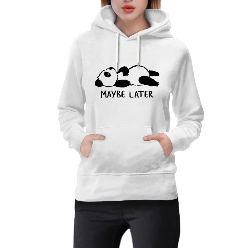Cartoon Panda Print Hoodies Pocket Women Autumn Winter New Long Sleeve MAYBE LATER Letter Printing Pullover Sweatshirt Femme 5XL, Pink
Cartoon Panda Print Hoodies Pocket Women Autumn Winter New Long Sleeve MAYBE LATER Letter Printing Pullover Sweatshirt Femme 5XL, Pink
