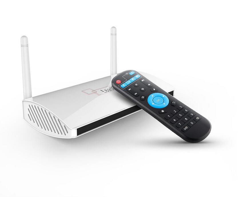 leadcool Android tv box 9.0 Amlogic S905W Quad-Core 2GB 16GB 2.4G wireless WiFi 4K 1080P FHD H.265 France Smart android tv